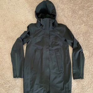 The North Face Apex Flex Gore-Tex Long Raincoat Womens XS Black